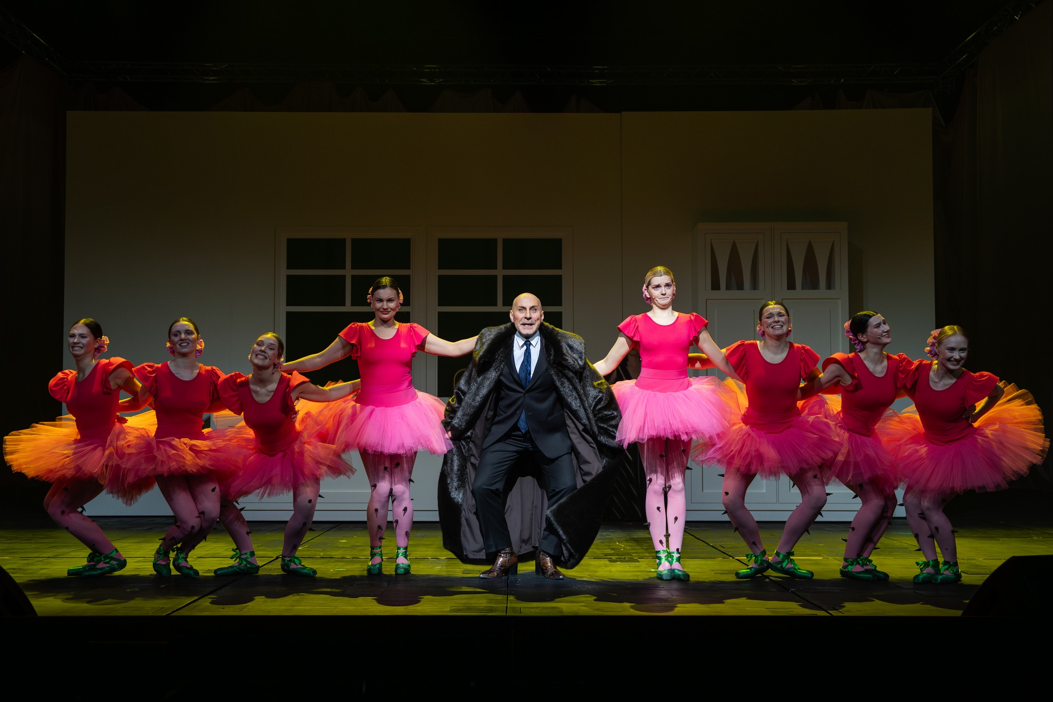 Skats no DT izrādes "Meža gulbji" // Foto – Marko Rass